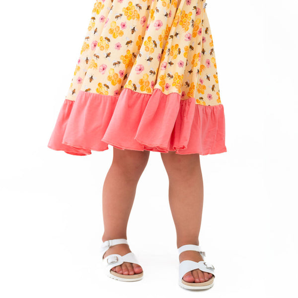 bellagrace-bamboo-ruffle-spin-dress-Laree + Co. at Sophia's StylePeplum Sets-1